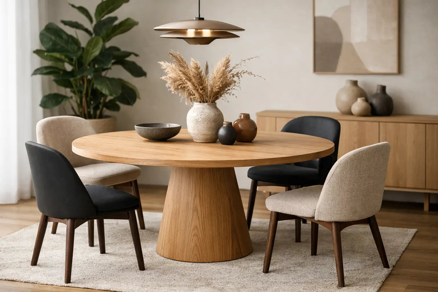 Ronde eettafel design voor meer karakter