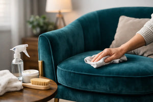 Hoe onderhoud je een velvet fauteuil goed?