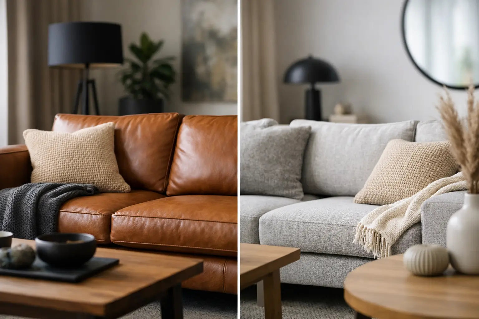 Leren bank of stoffen bank kiezen voor je interieur