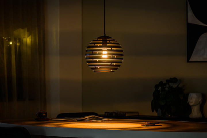 Hanglamp, 30 cm, H340 zwart
