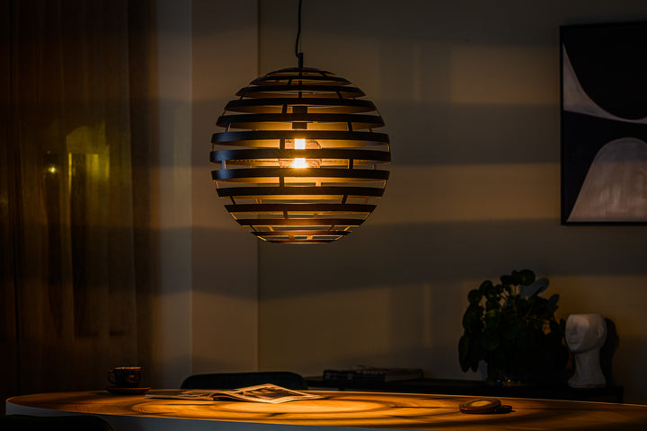 Hanglamp, 50 cm, H340 zwart