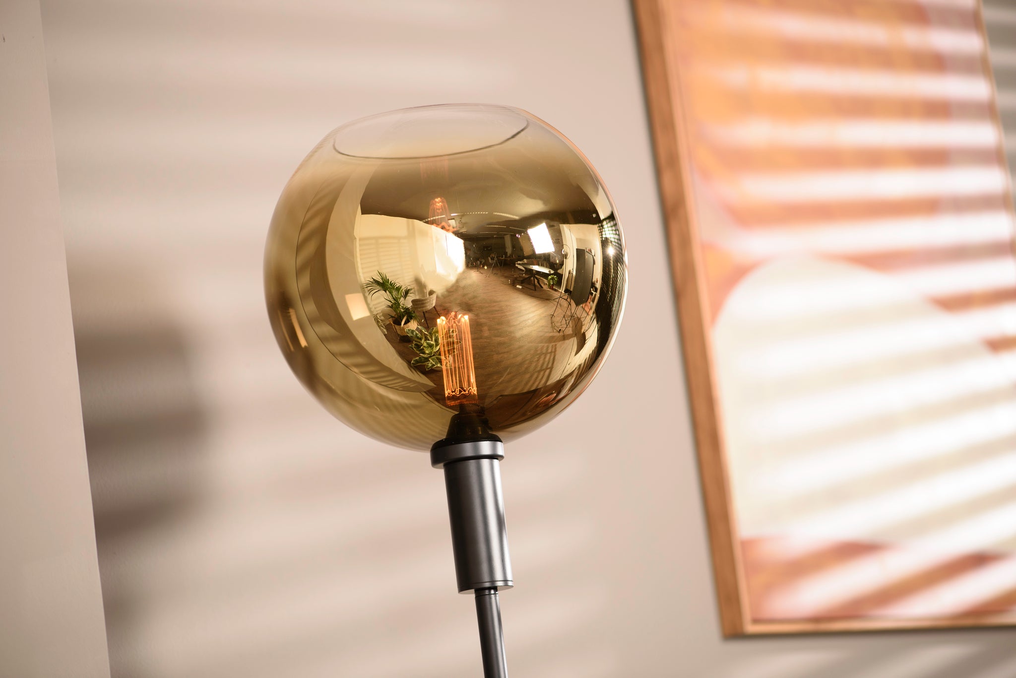 Stehlampe, 1-flammig, V850 Gold