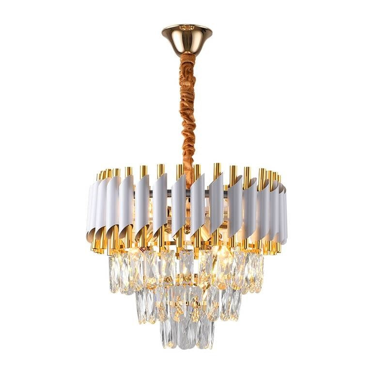 Plafondlamp Rosa – Wit/goud