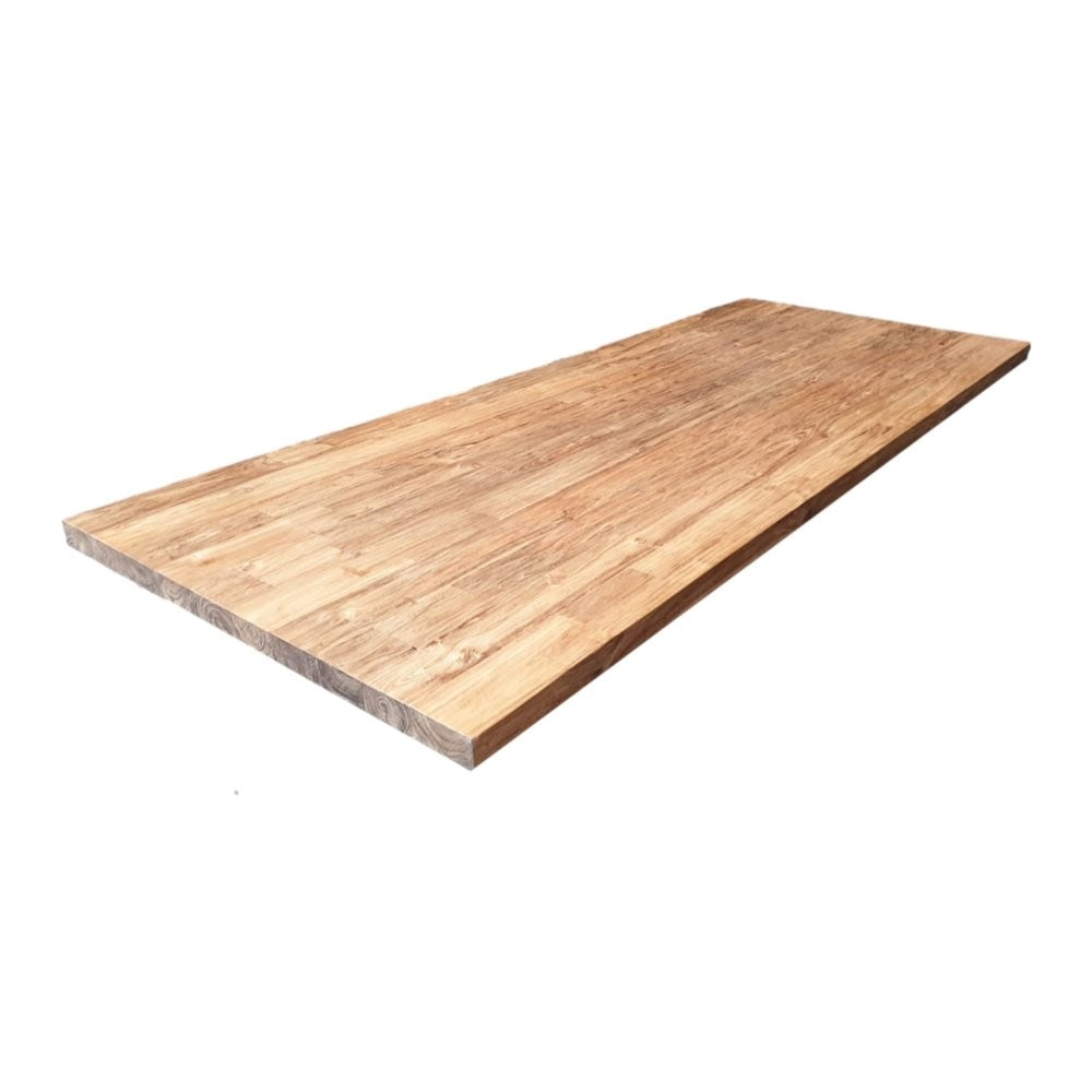 Esstischplatte aus massivem Teakholz, 220
