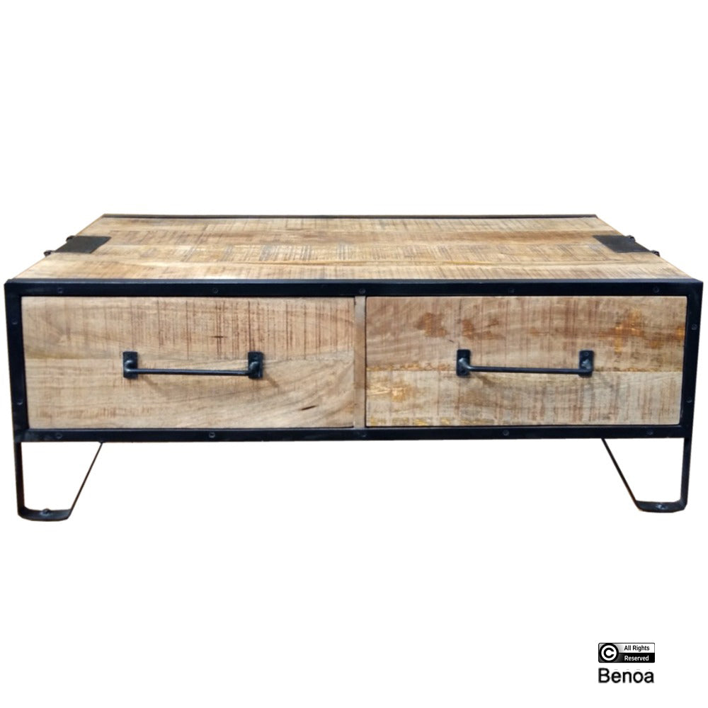 Spring Couchtisch mit 2 Schubladen 122