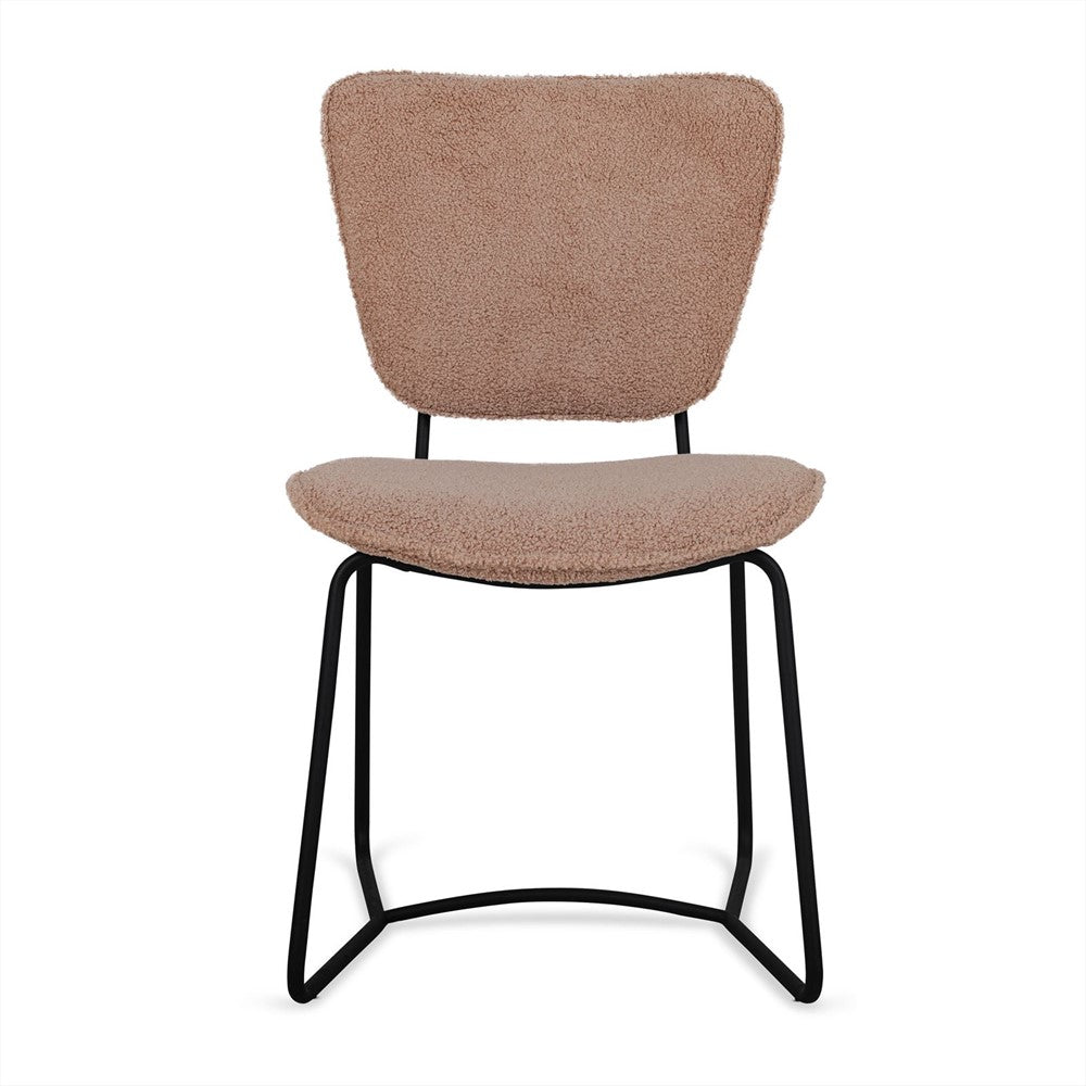 Eetkamerstoel Amy Bruin (set of 2)