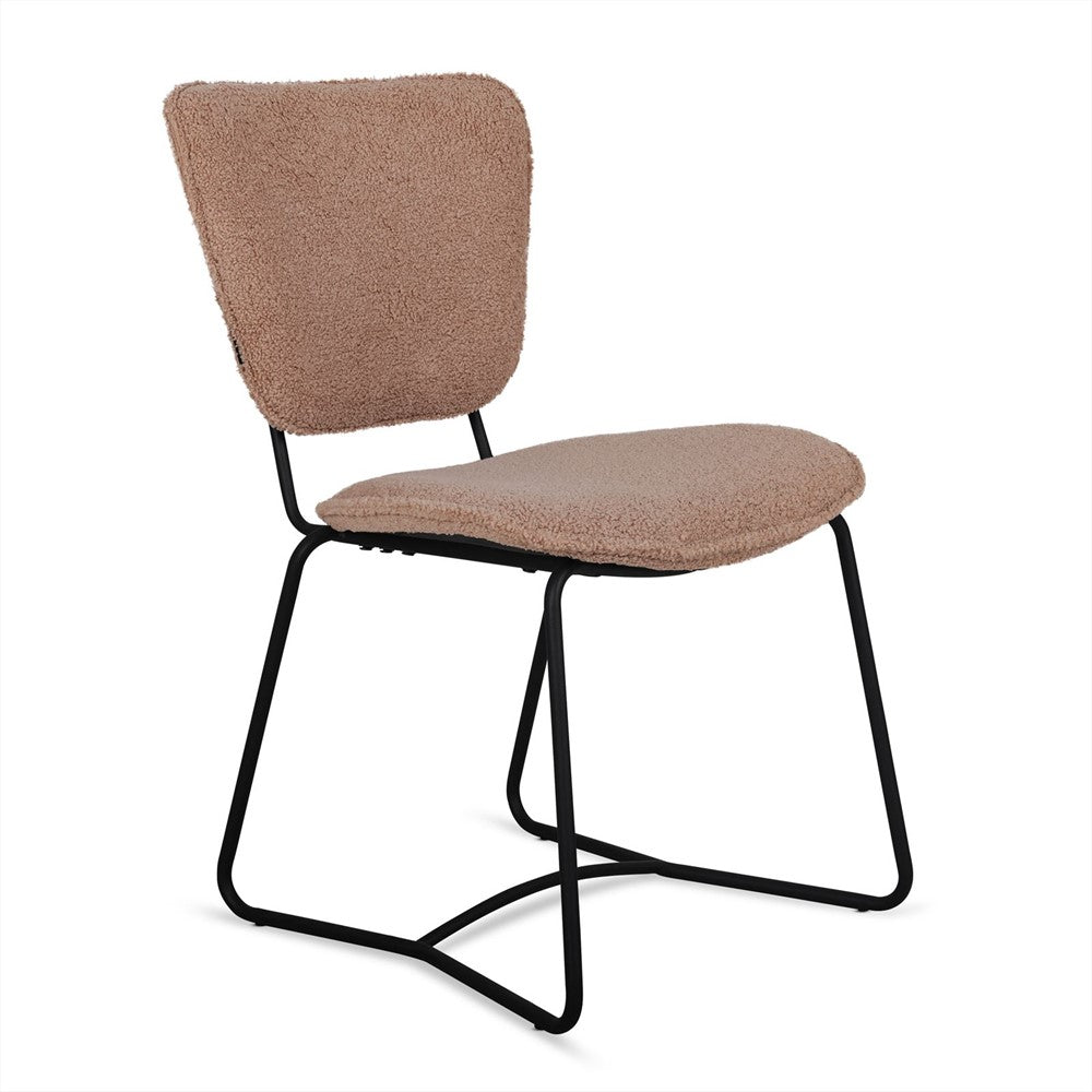 Eetkamerstoel Amy Bruin (set of 2)