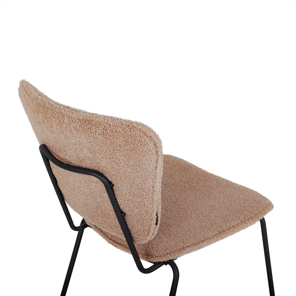 Eetkamerstoel Amy Bruin (set of 2)