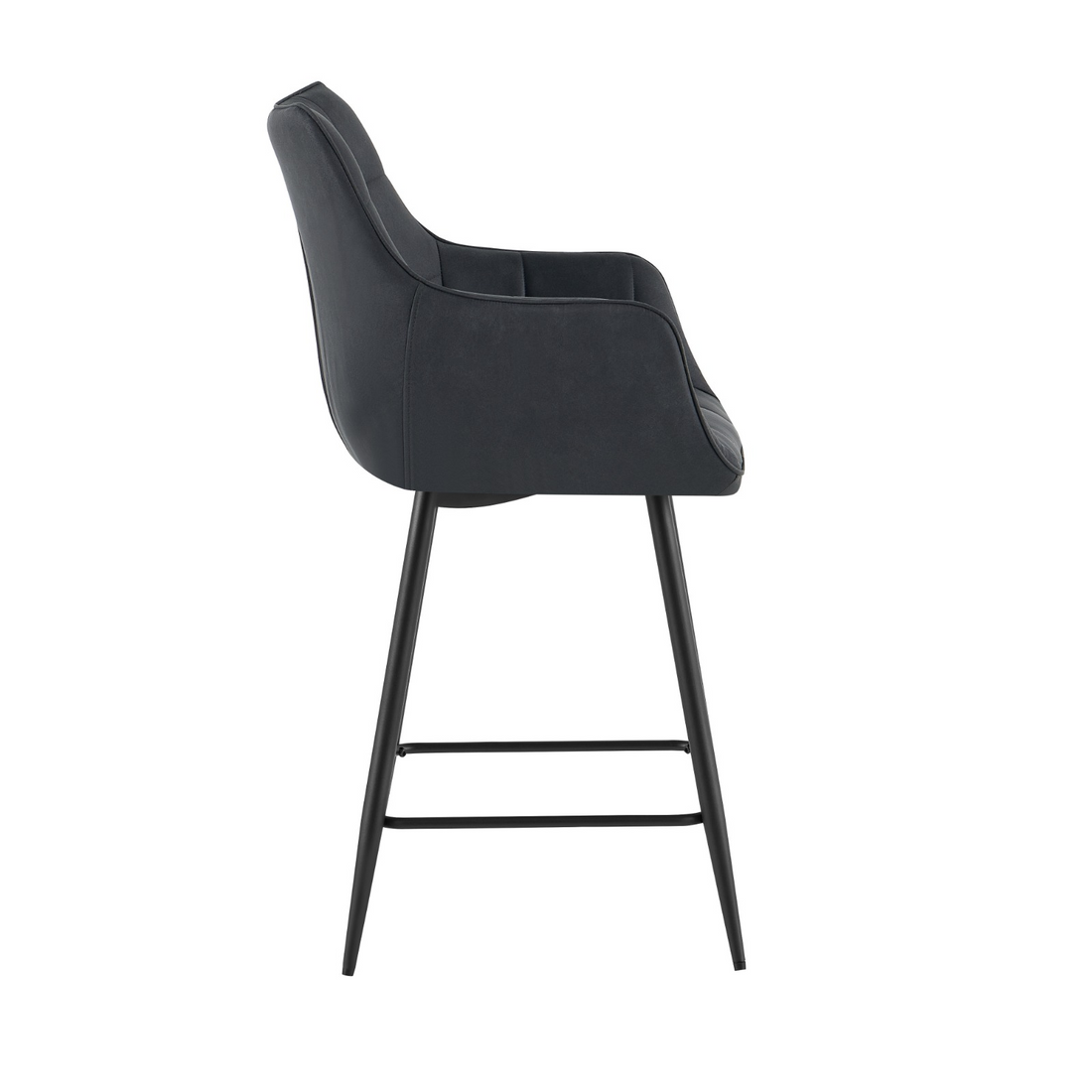Barhocker Lucille Arm Yuma 16 Schwarz