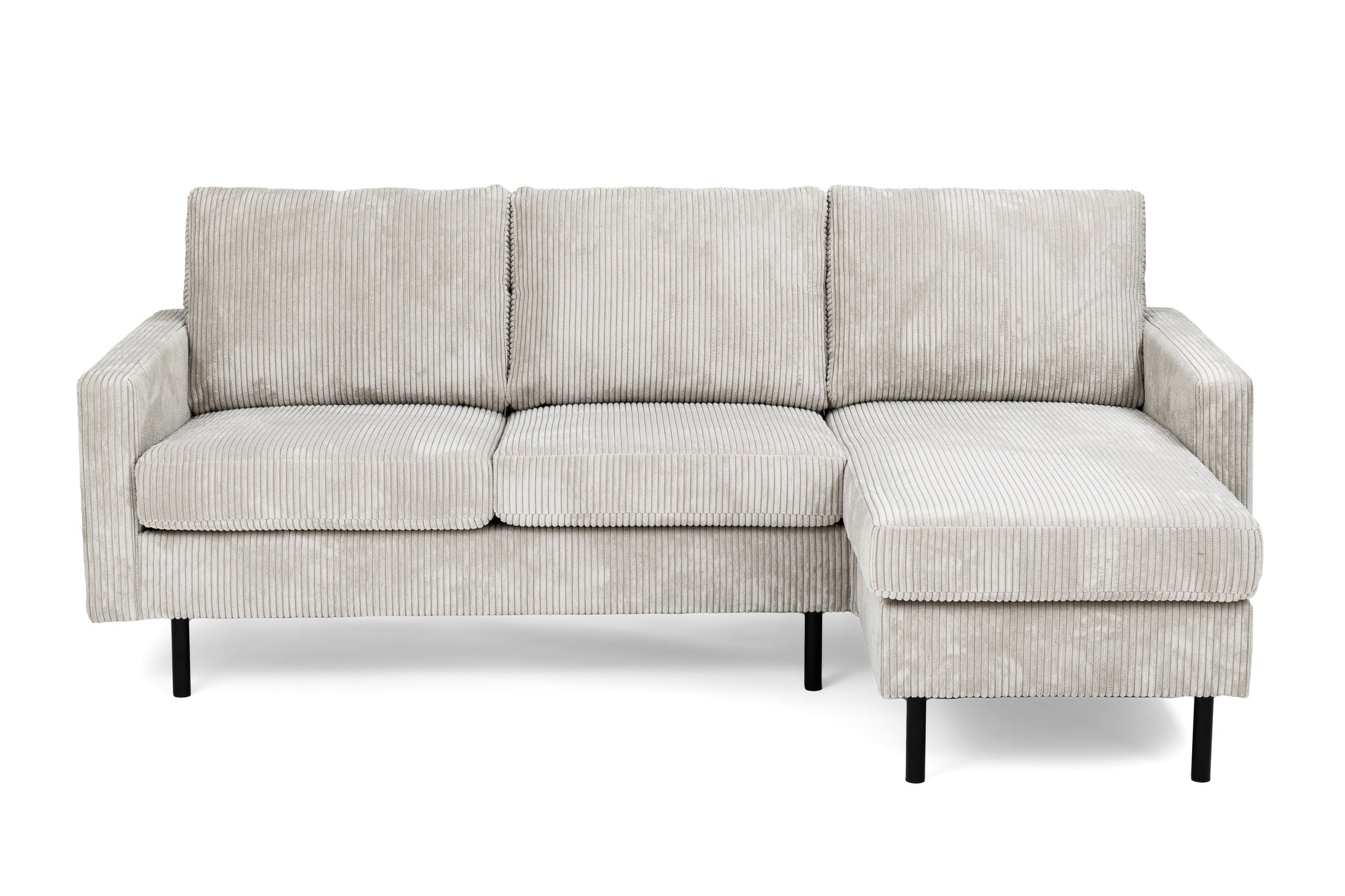 3-Sitzer-Sofa CL L+R, Stoff RIB, RIB920 natur