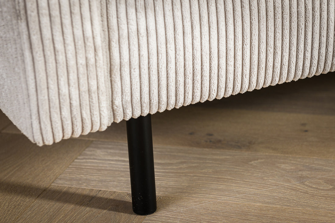 3-Sitzer-Sofa CL L+R, Stoff RIB, RIB920 natur