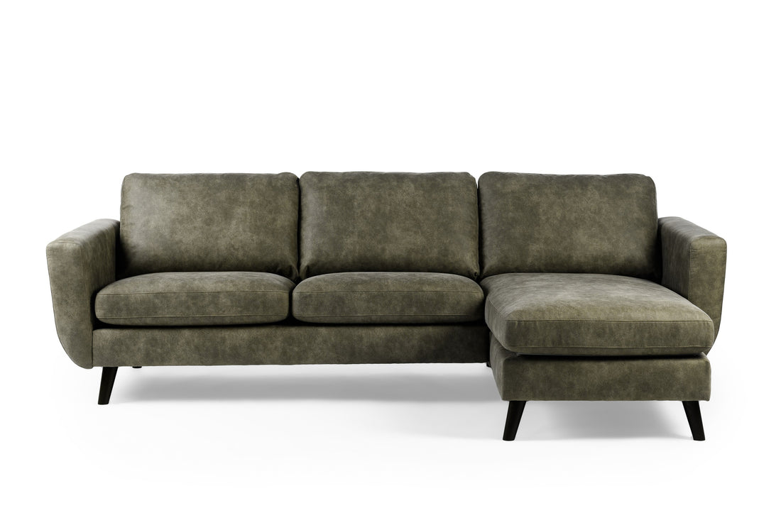 3 zits bank CL L+R, stof Savannah, S156 groen