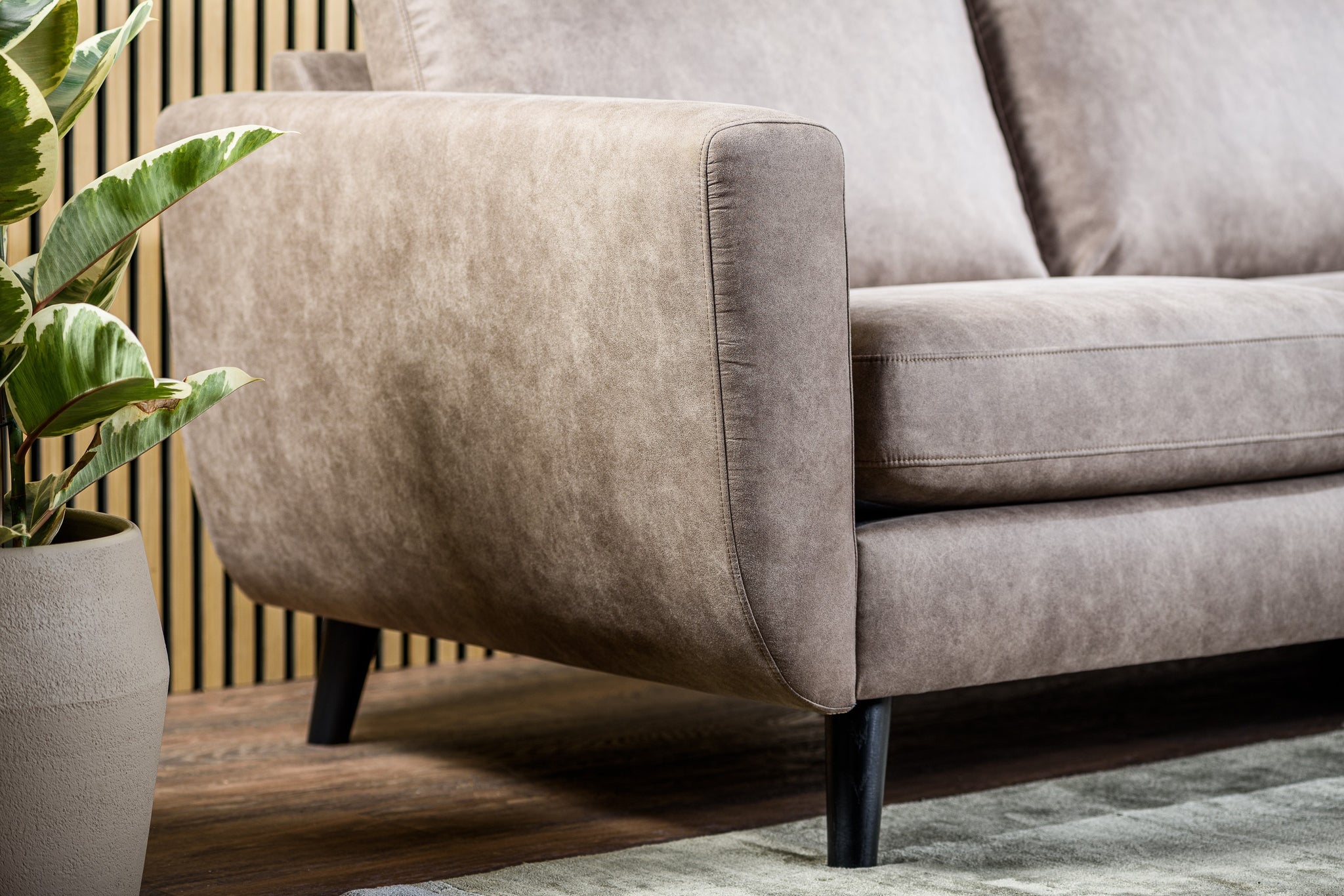 3 zits bank CL L+R, stof Savannah, S520 taupe