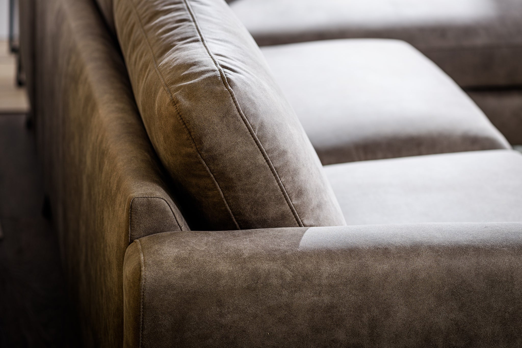 3 zits bank CL L+R, stof Savannah, S520 taupe