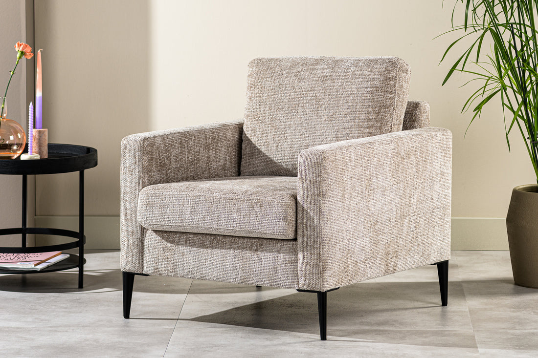 1-Sitzer-Sessel, Stoff Elite, E720 Champagner