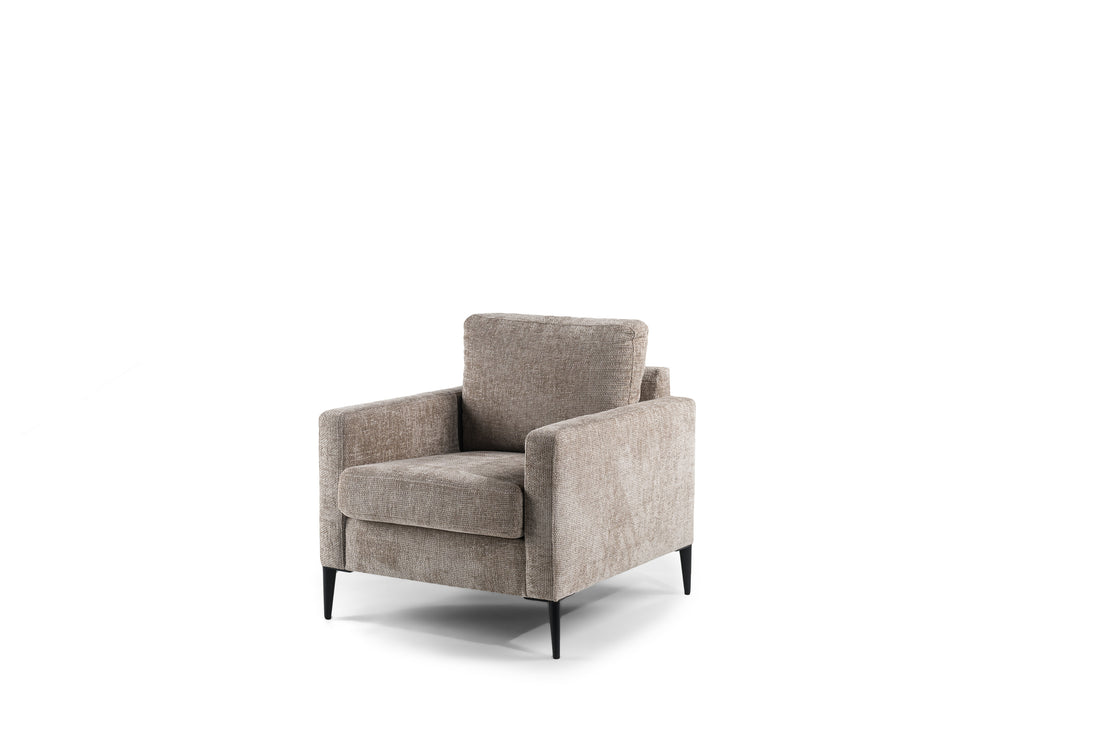 1-Sitzer-Sessel, Stoff Elite, E720 Champagner