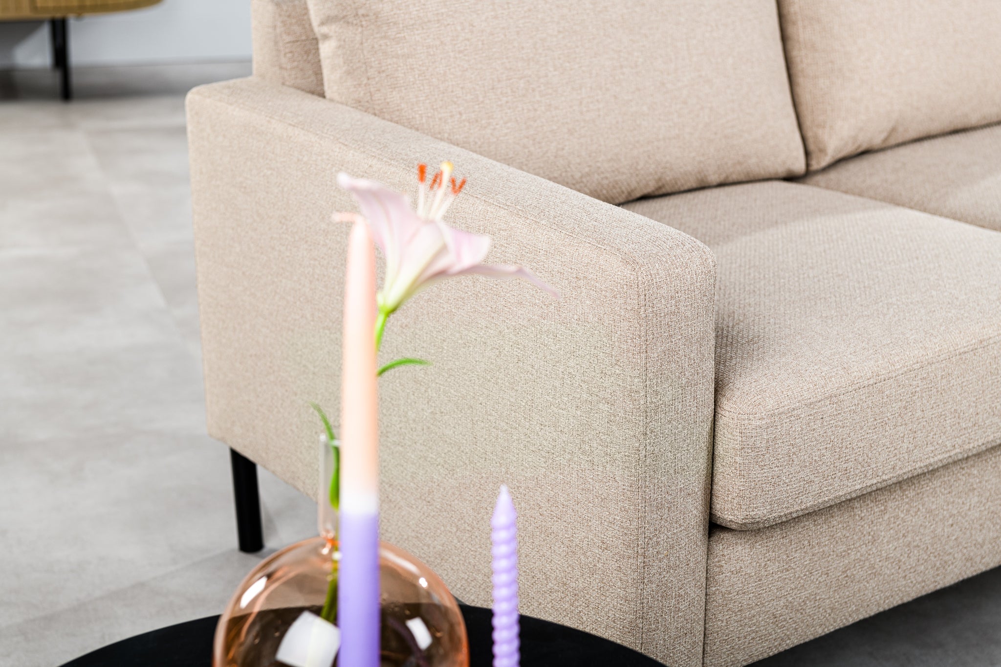 3-Sitzer-Sofa CL L+R, Stoff Dillon, D460 Beige