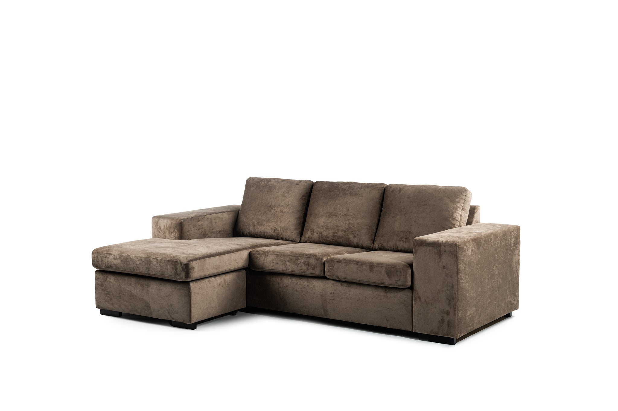 3-Sitzer-Sofa CL L+R, Stoff Hotel Chique, H430 braun