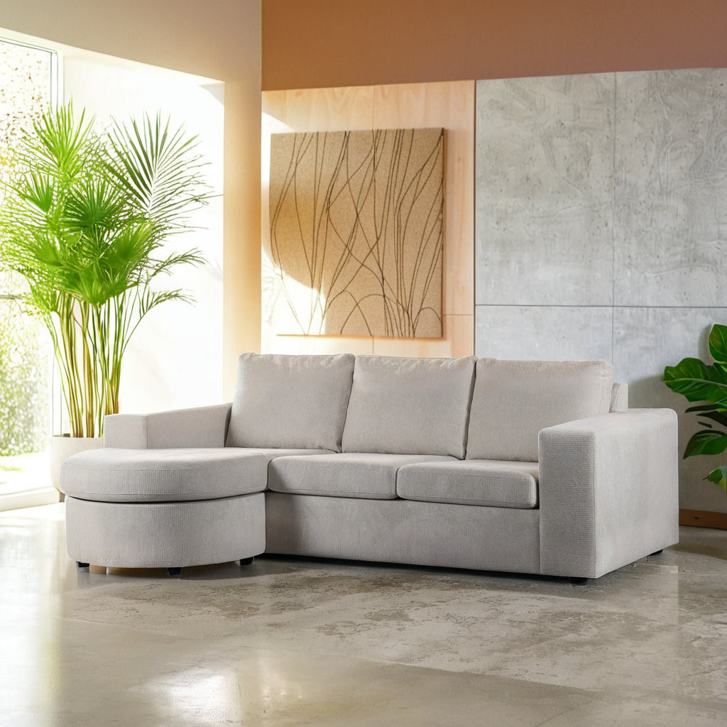3-Sitzer-Sofa CL L+R, Stoff Lord 22, E460 beige