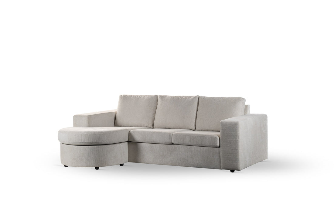 3-Sitzer-Sofa CL L+R, Stoff Lord 22, E460 beige