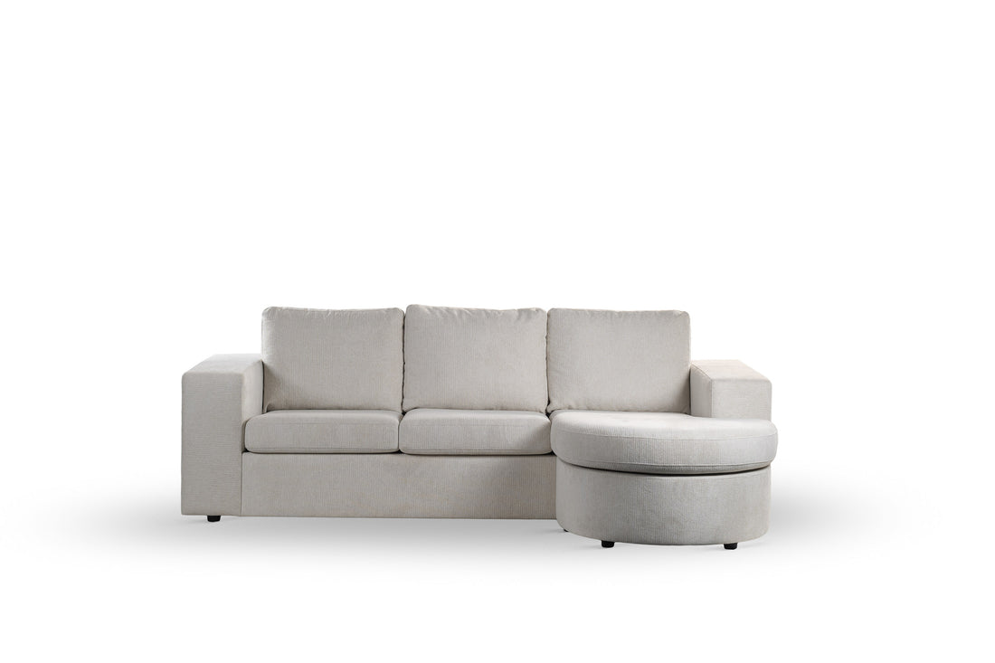 3-Sitzer-Sofa CL L+R, Stoff Lord 22, E460 beige