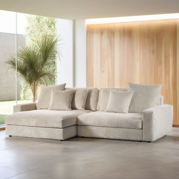 3 zits bank CL L+R, stof Lincoln 83, R920 naturel