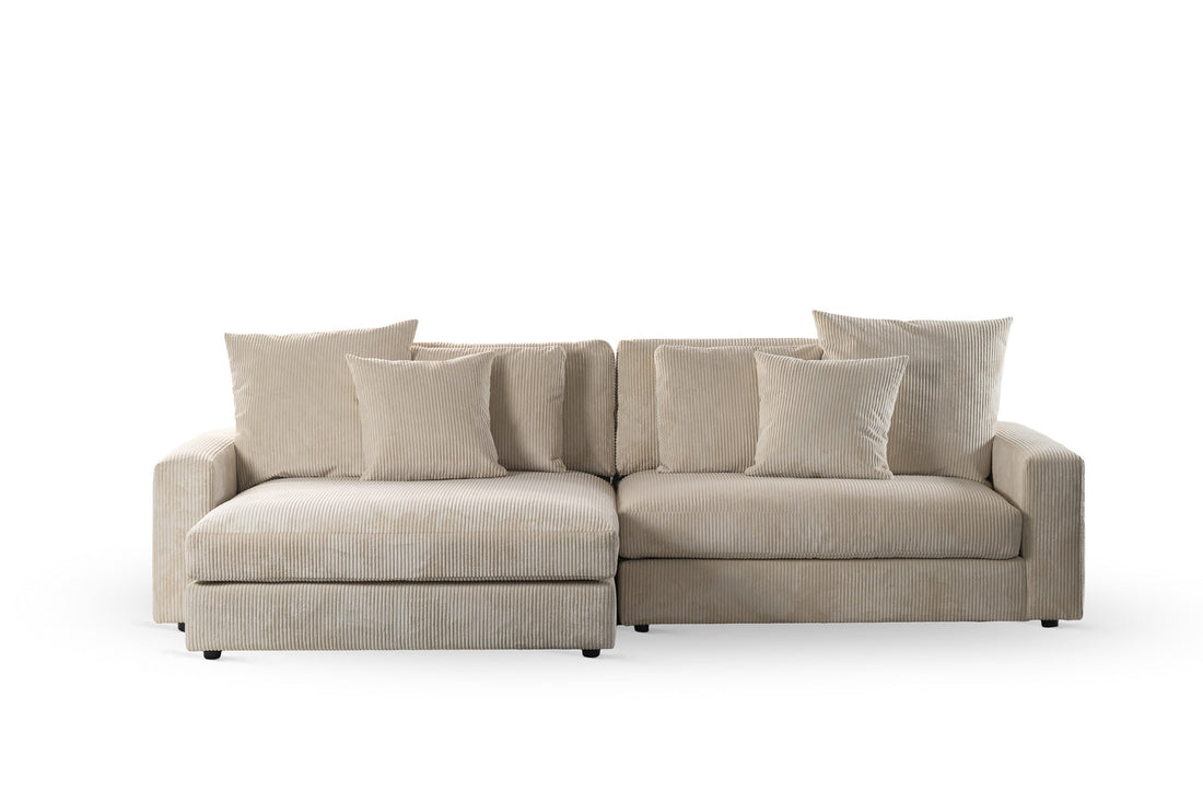 3-Sitzer-Sofa CL L+R, Stoff Lincoln 83, R920 natur