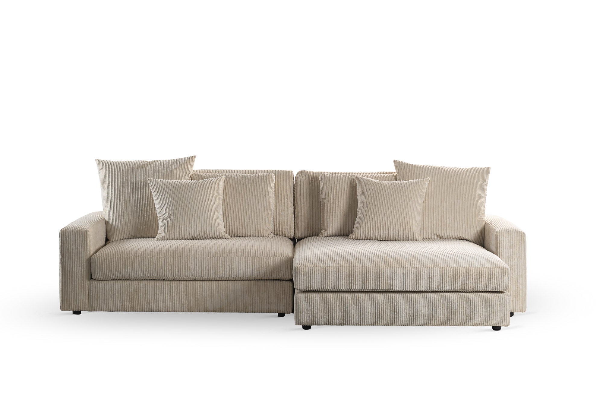 3-Sitzer-Sofa CL L+R, Stoff Lincoln 83, R920 natur