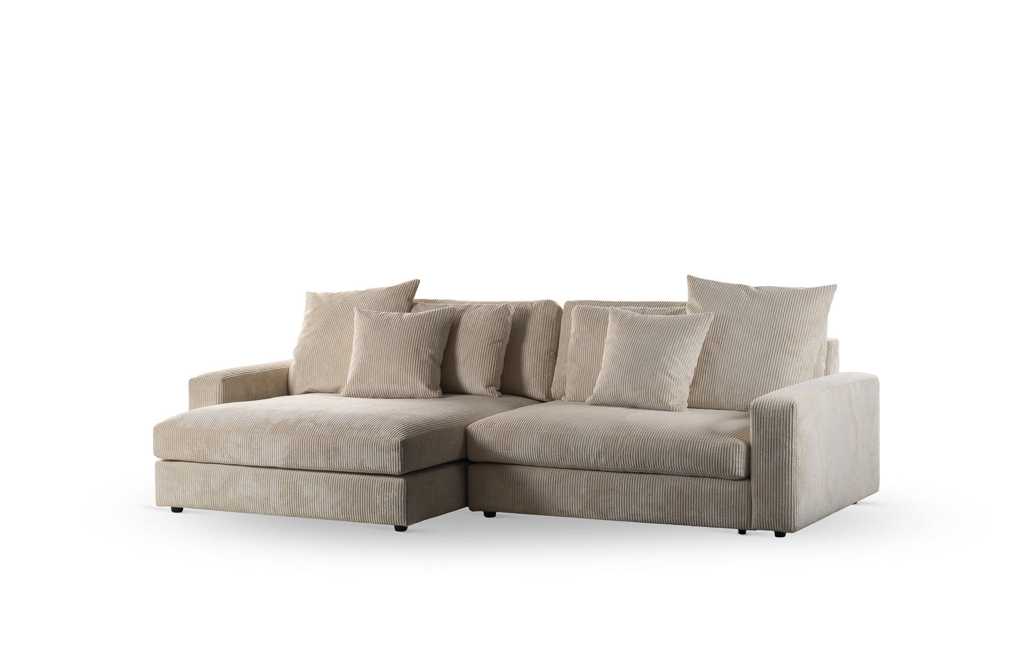 3-Sitzer-Sofa CL L+R, Stoff Lincoln 83, R920 natur