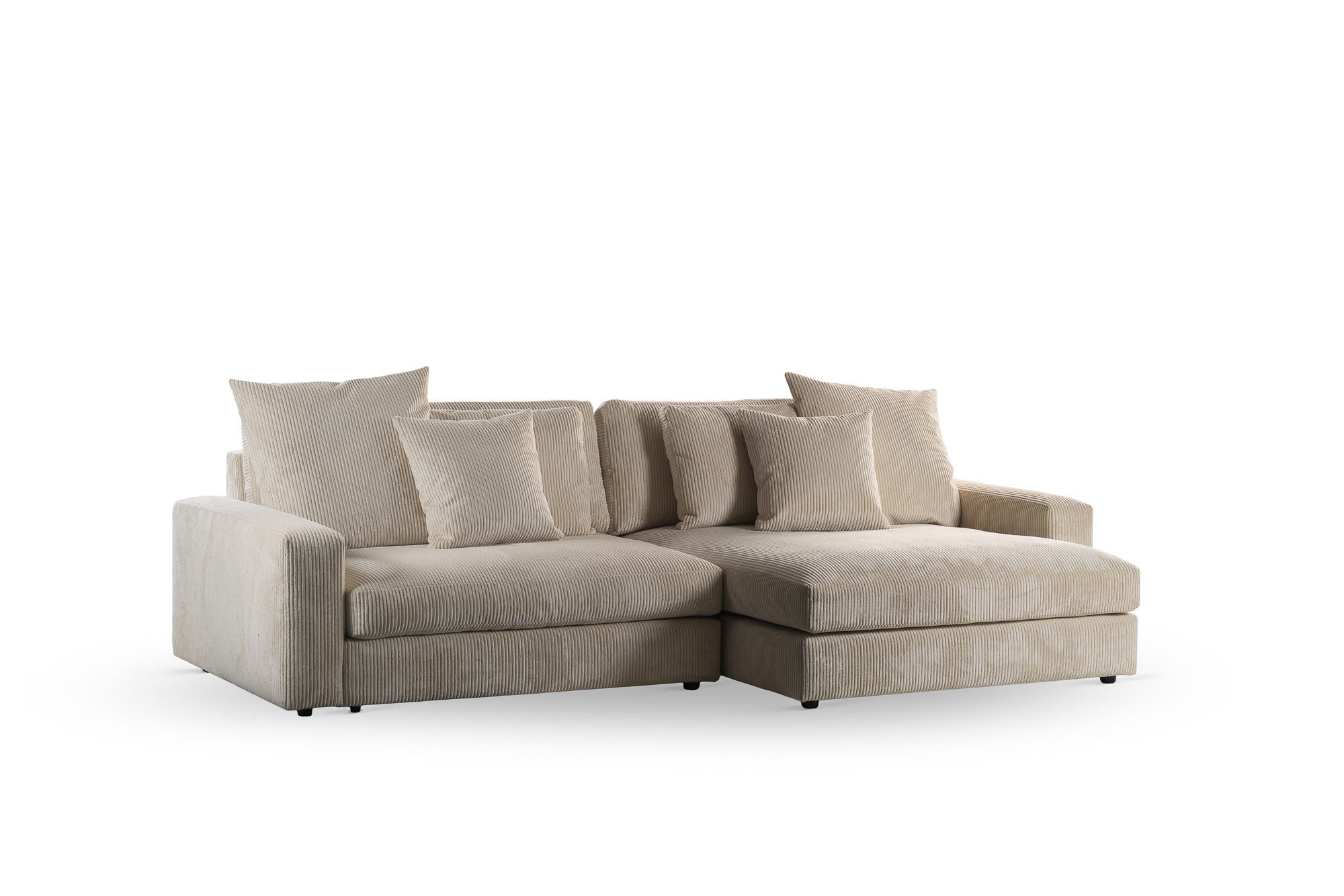 3-Sitzer-Sofa CL L+R, Stoff Lincoln 83, R920 natur