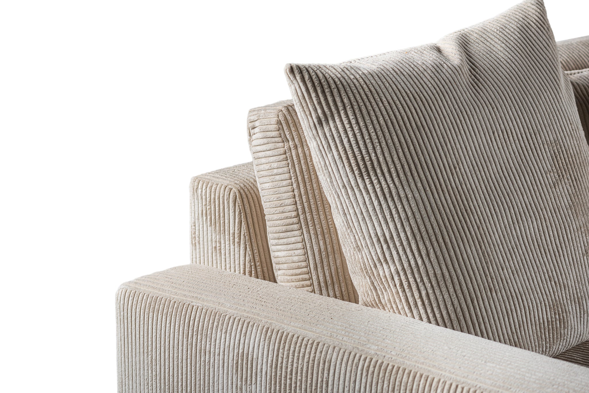 3-Sitzer-Sofa CL L+R, Stoff Lincoln 83, R920 natur