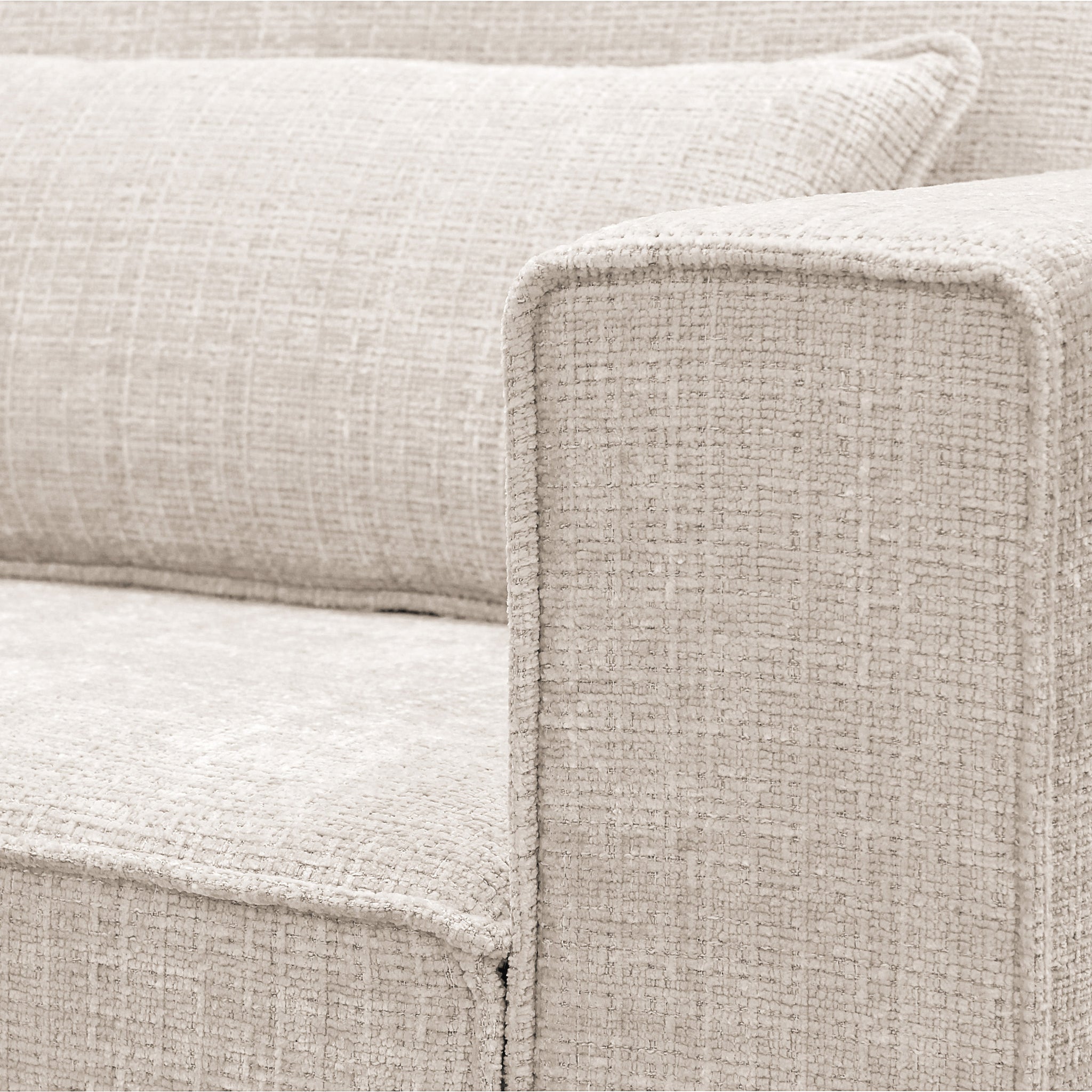 Addison, 3 zits hoek , stof Cremona 2, C460 beige
