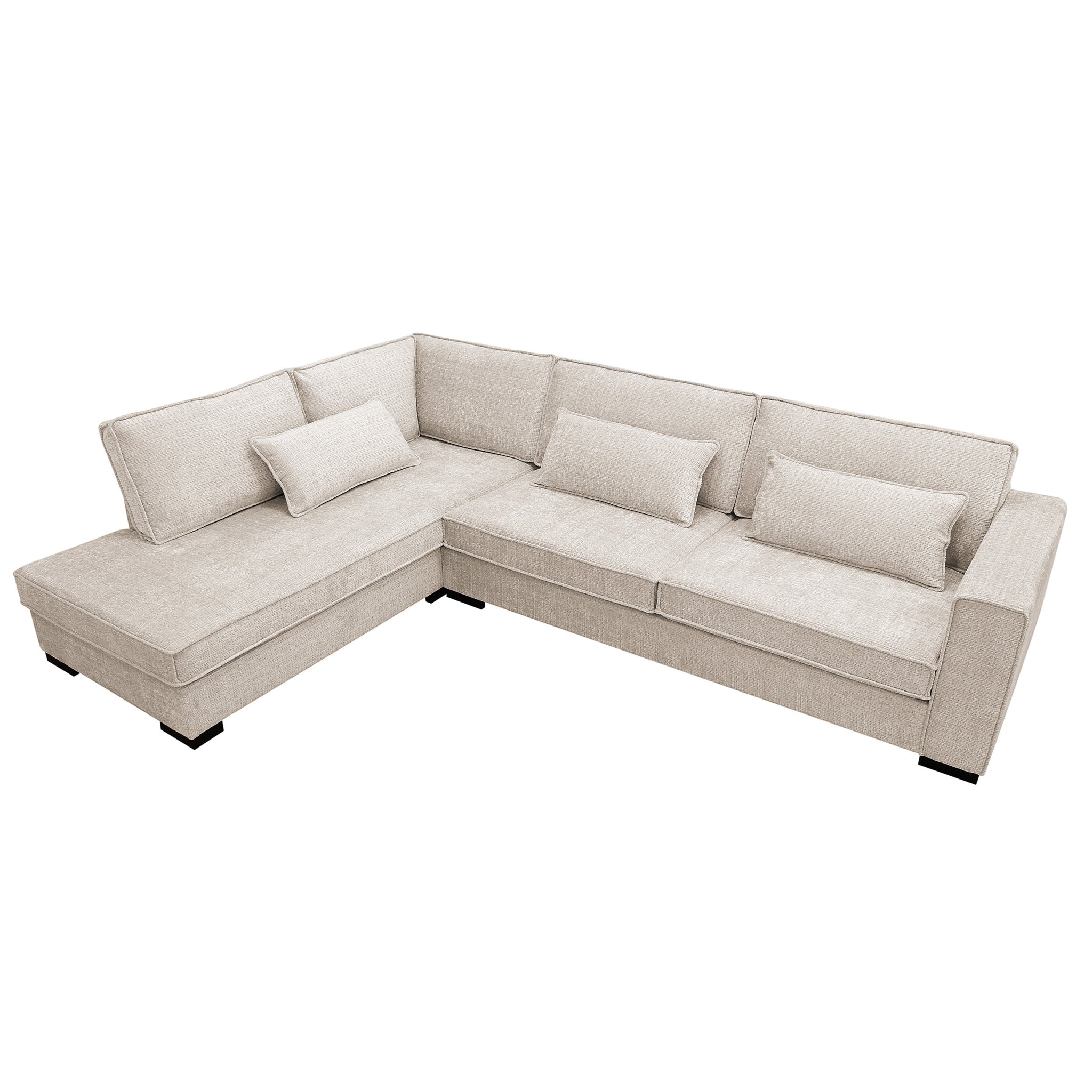 Addison, 3 zits hoek , stof Cremona 2, C460 beige