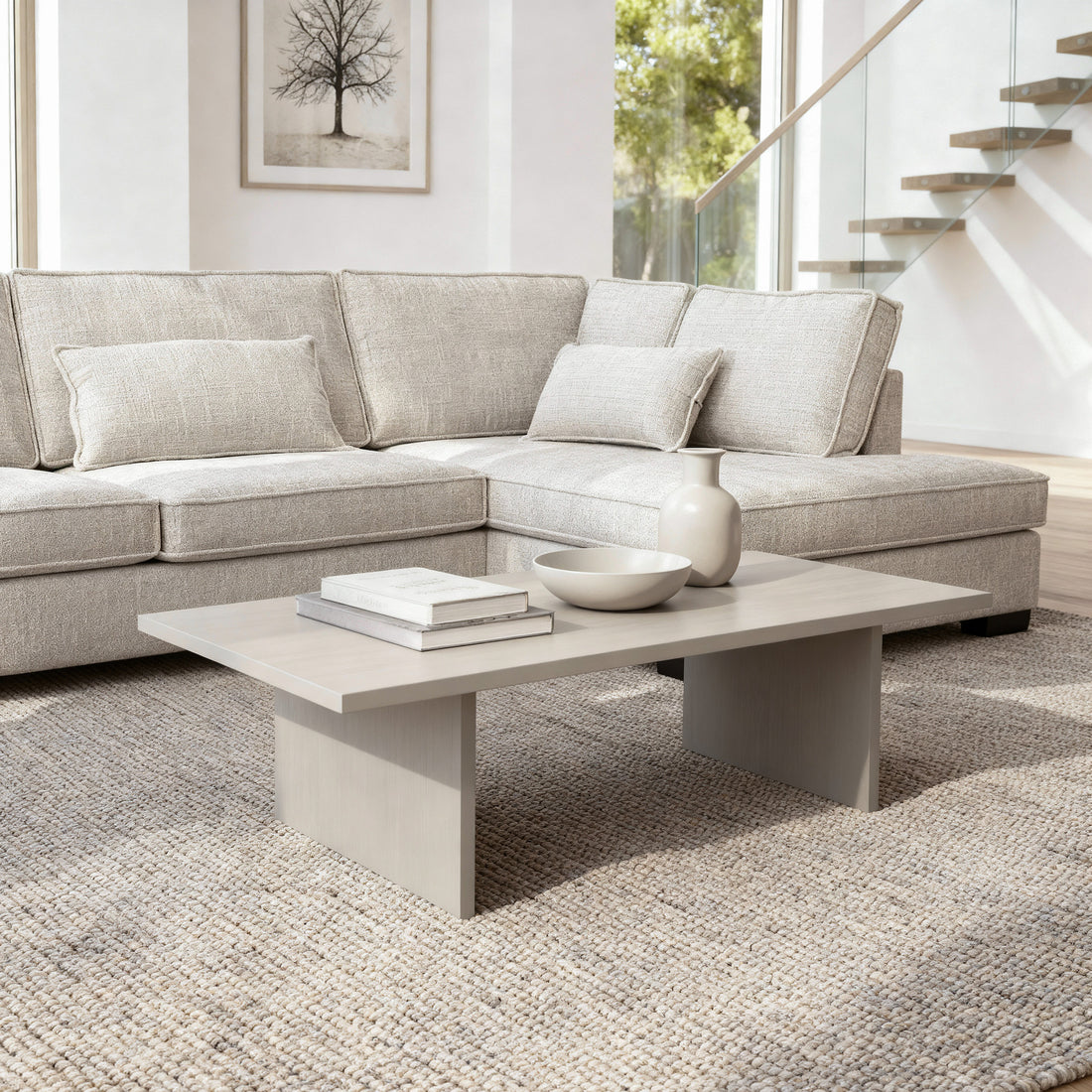 Addison, 3 zits hoek , stof Cremona 2, C460 beige