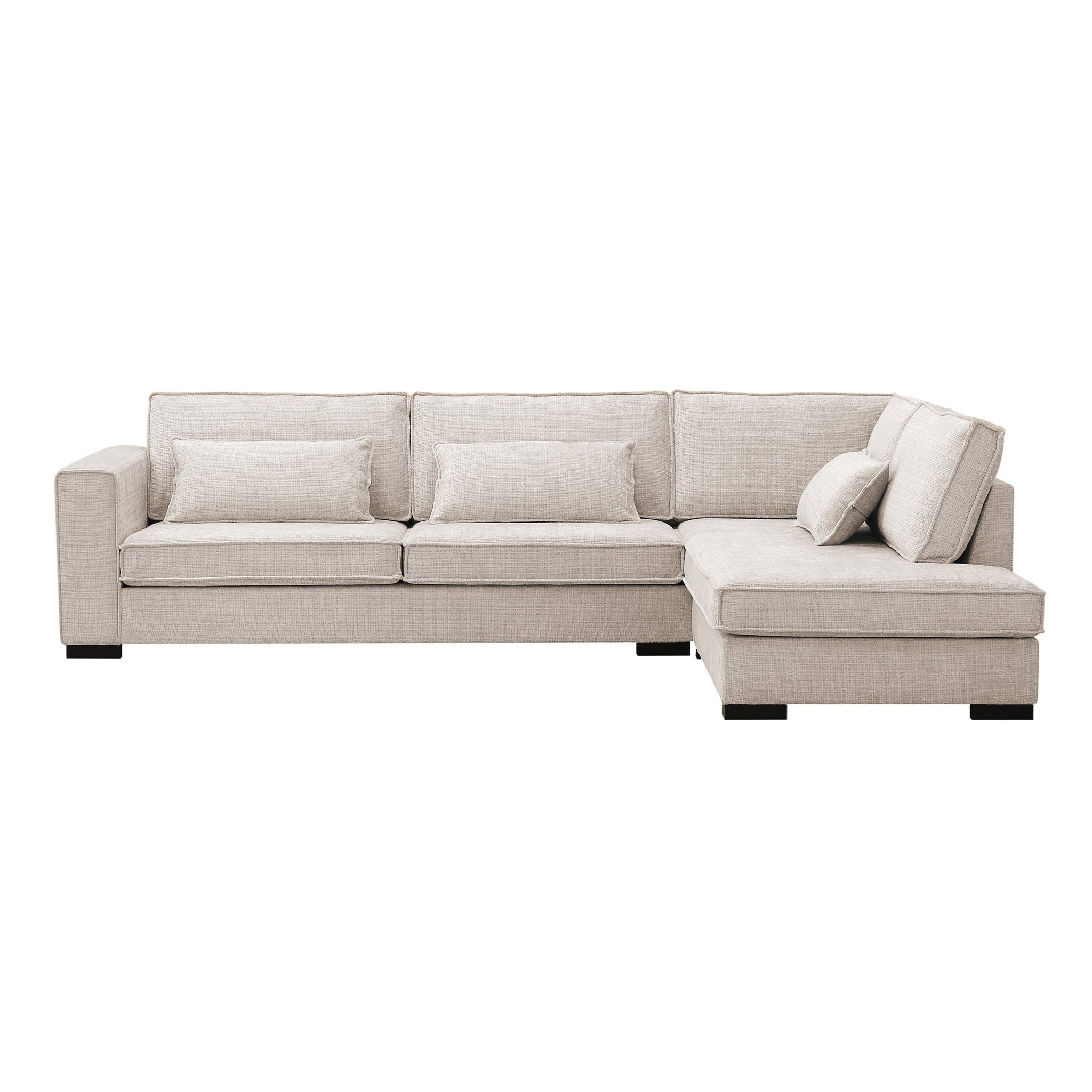 Addison, 3 zits hoek , stof Cremona 2, C460 beige