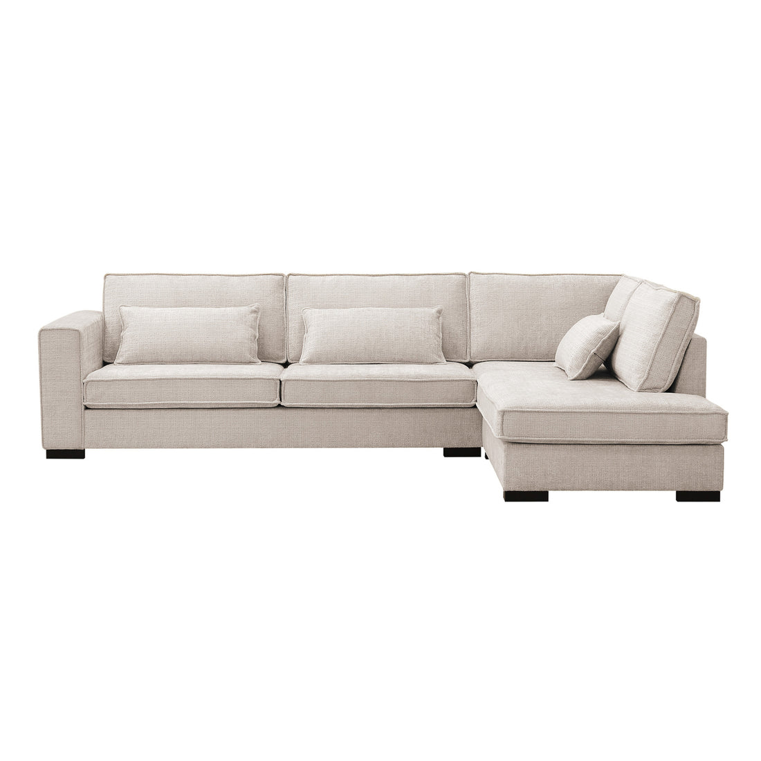 Addison, 3 zits hoek , stof Cremona 2, C460 beige