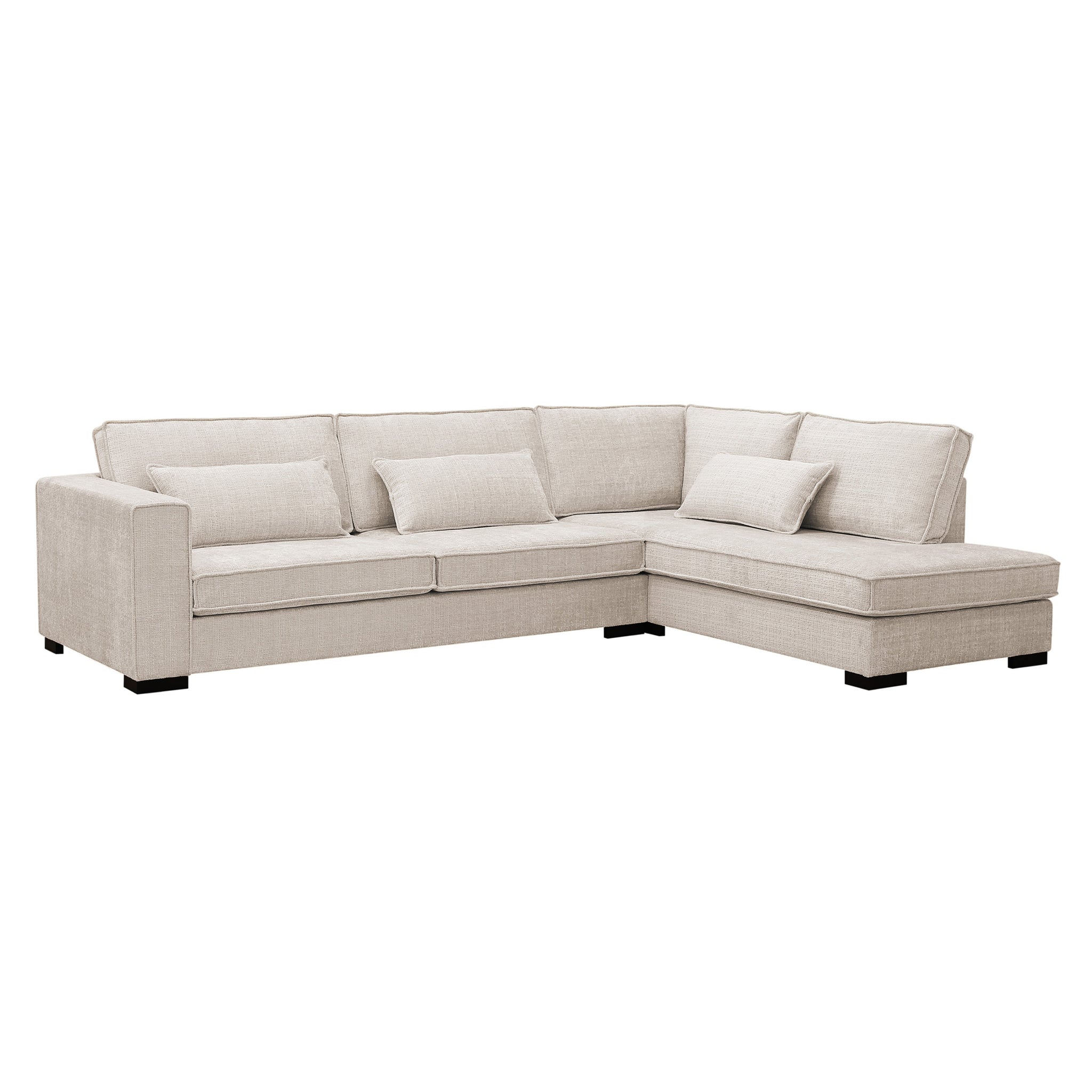 Addison, 3 zits hoek , stof Cremona 2, C460 beige
