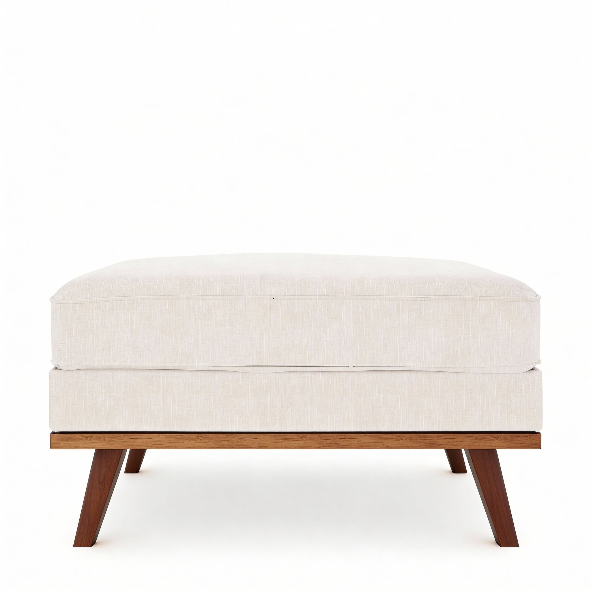 Japandi hocker, stof Melva 02, M460 beige
