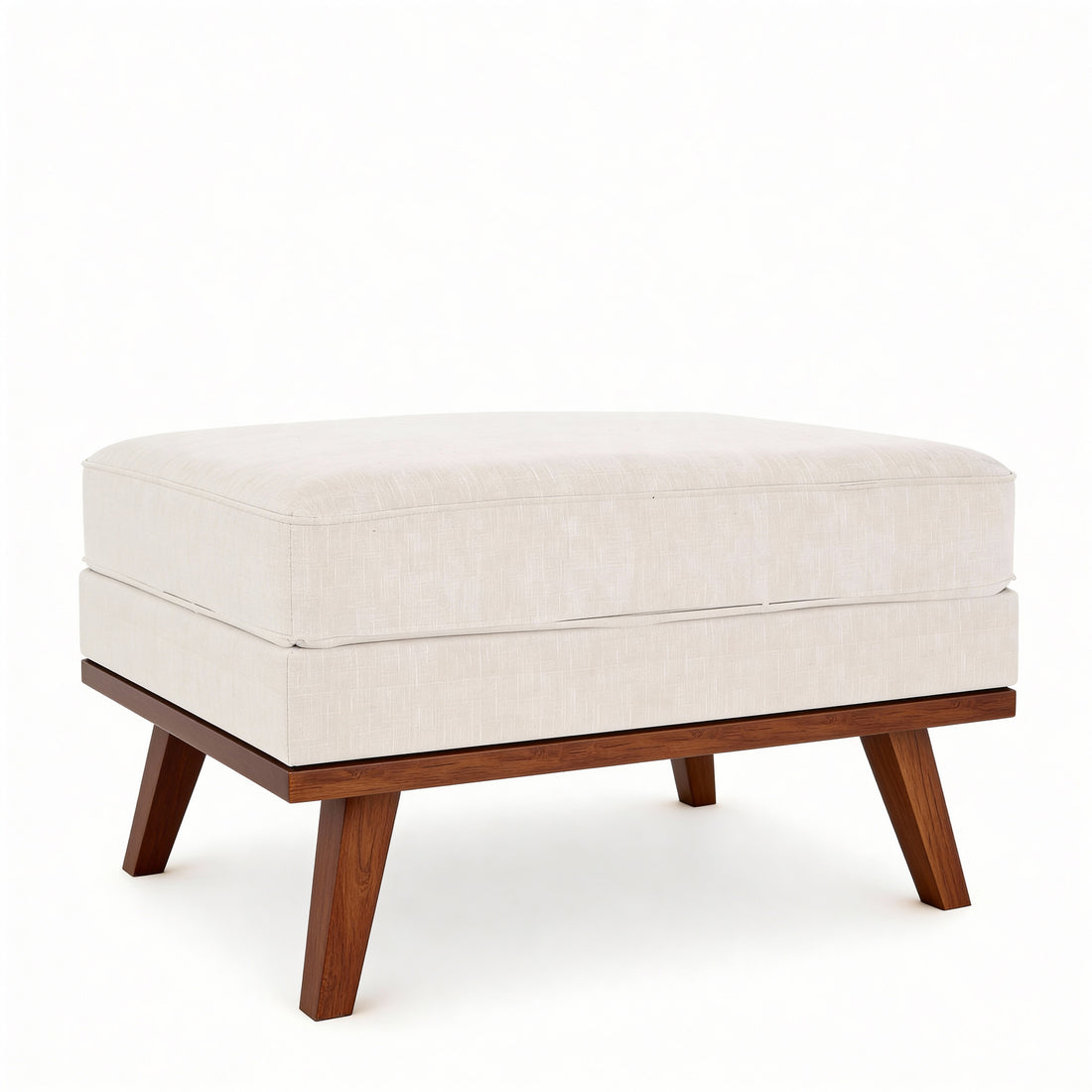 Japandi hocker, stof Melva 02, M460 beige