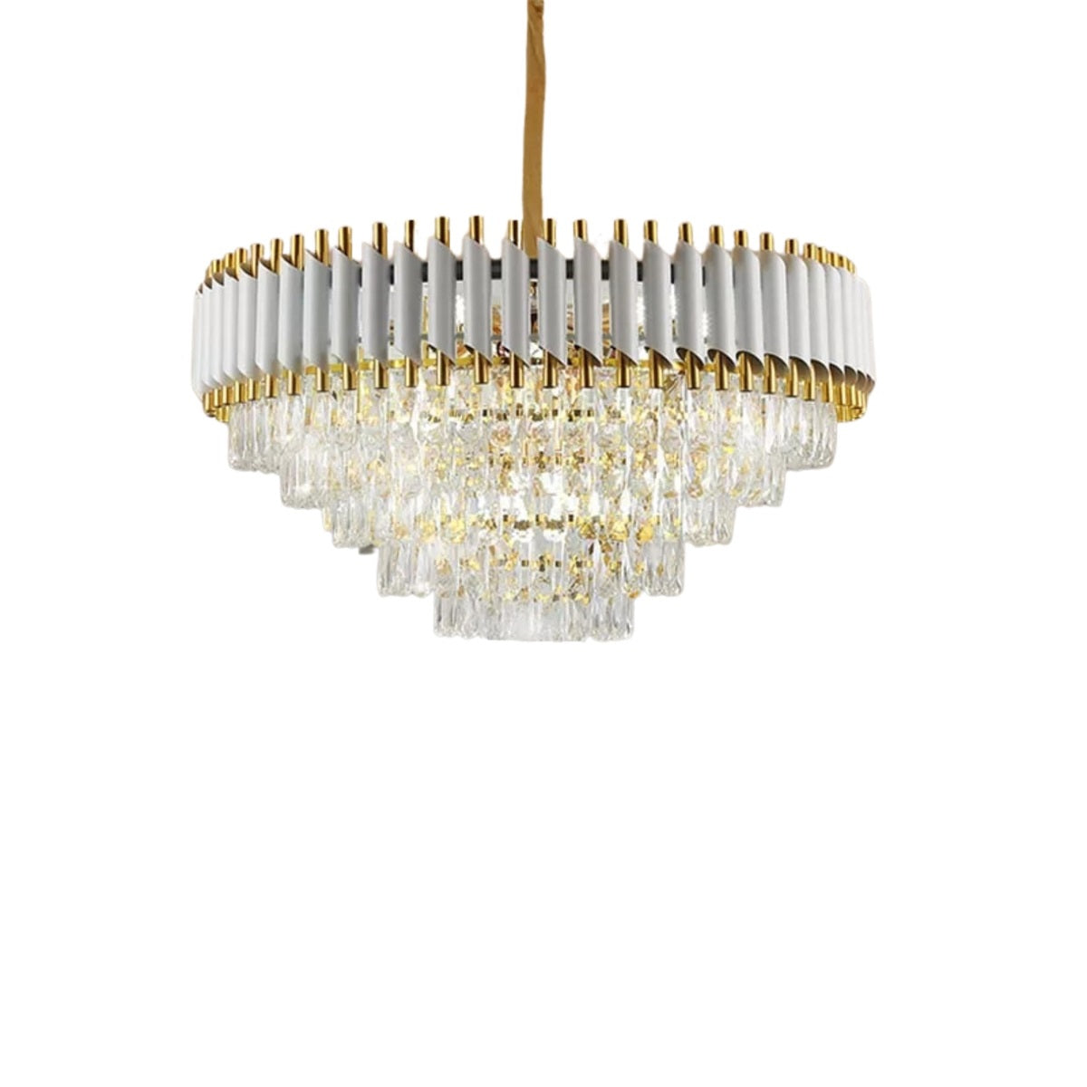 Plafondlamp Maura – Wit/goud