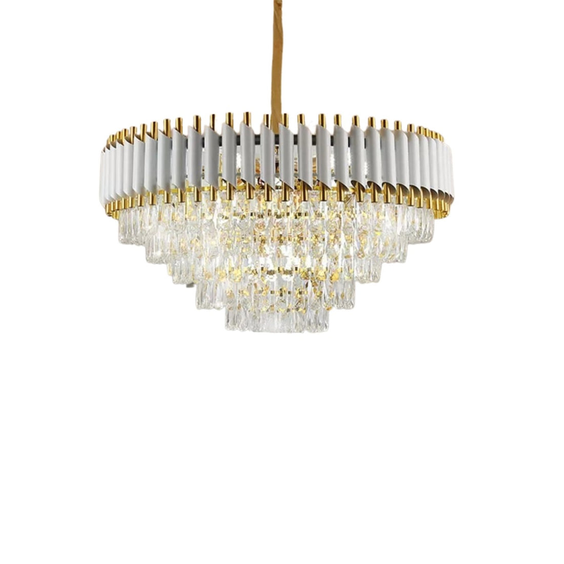 Plafondlamp Maura – Wit/goud