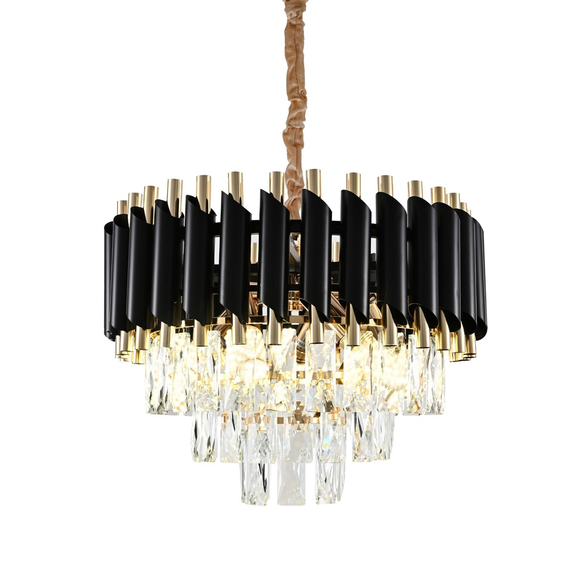 Plafondlamp Ornella – Zwart/goud