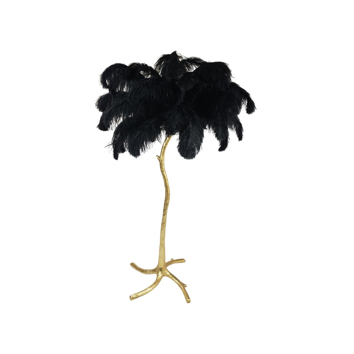 Vloerlamp Feather – Zwart