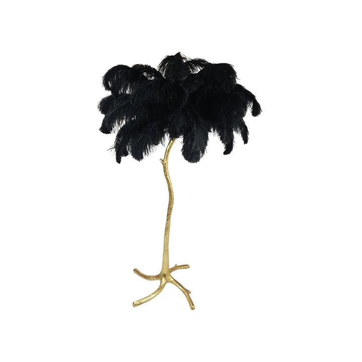 FEATHER VLOERLAMP ZWART