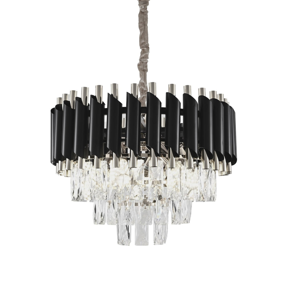 Plafondlamp Ornella – Zwart/zilver
