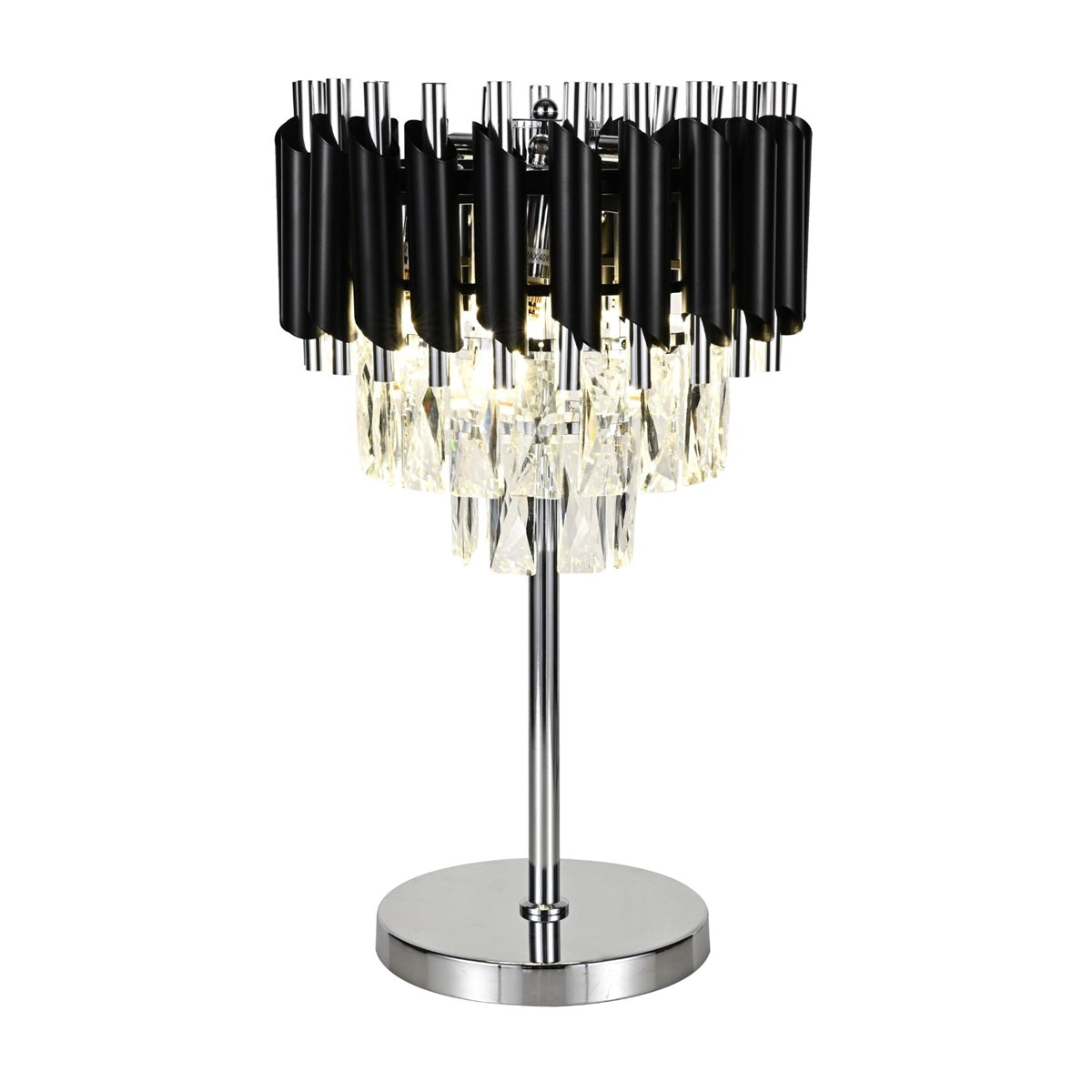 Tafellamp Riva – Zwart/zilver