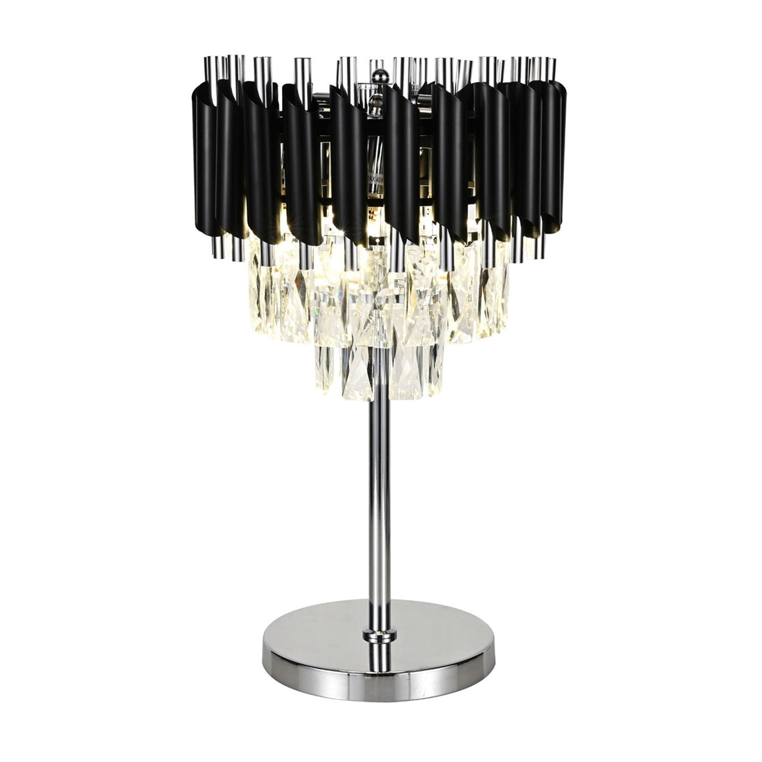 Tafellamp Riva – Zwart/zilver