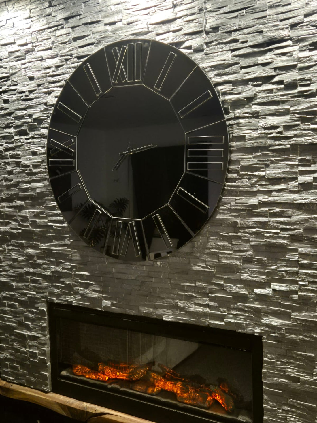 Mirror Wand Klok 100cm en 80cm