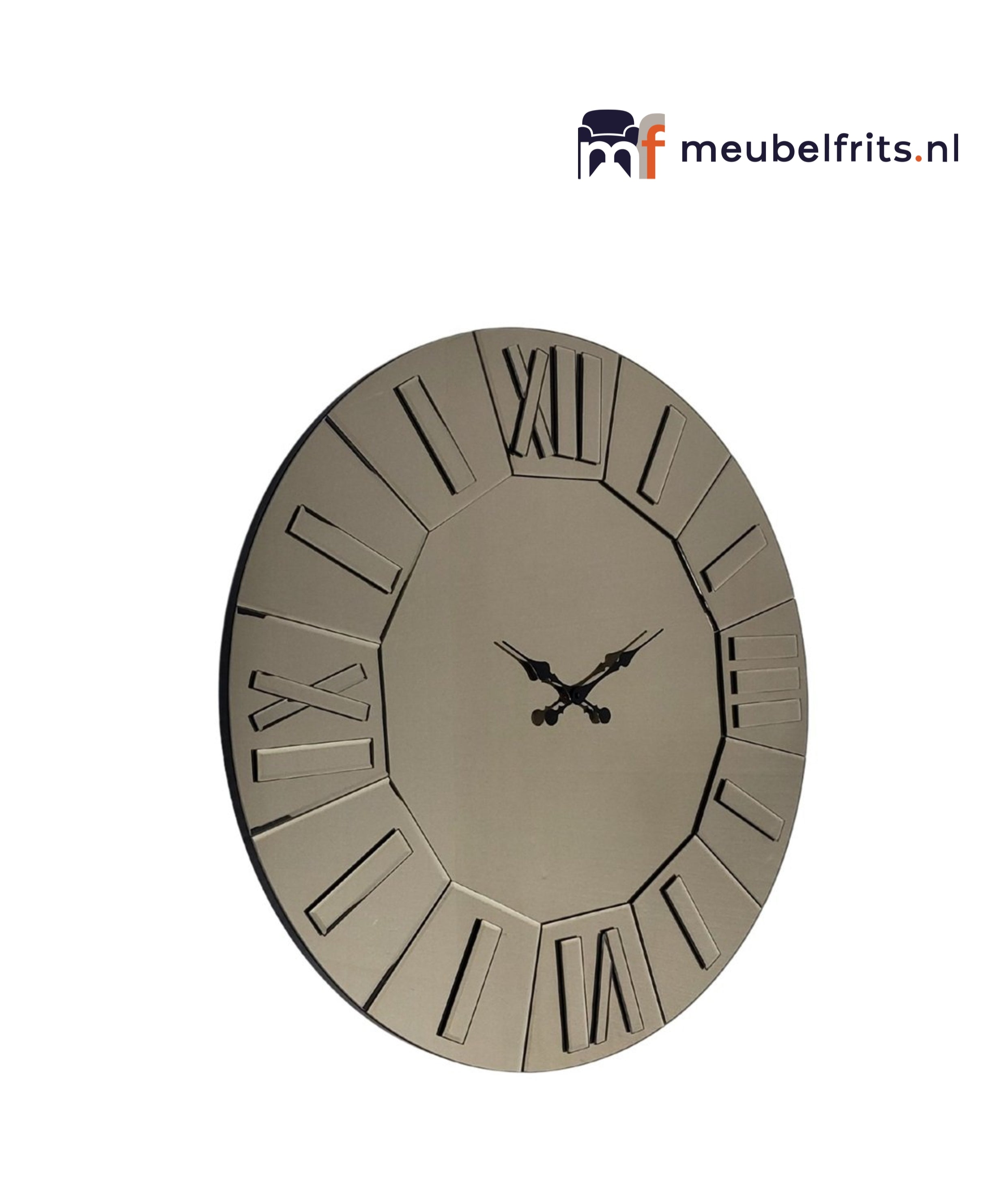 Mirror Wand Klok 100cm en 80cm