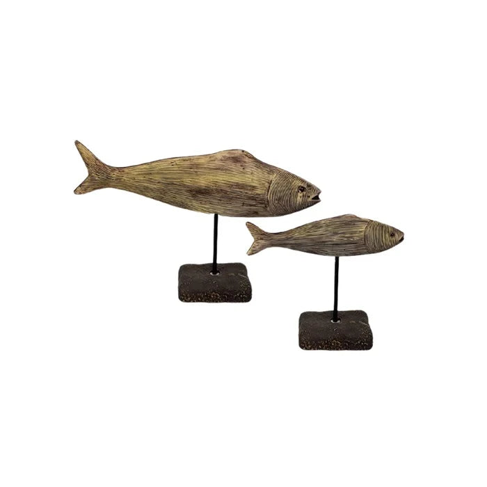 Stehende Fische 2er Set